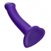 Lovely Planet Dildo Strap-On-Me Semi-Realistic Medium Silicone Dildo - Purple