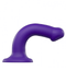 Lovely Planet Dildo Strap-On-Me Semi-Realistic Medium Silicone Dildo - Purple