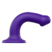 Lovely Planet Dildo Strap-On-Me Semi-Realistic Medium Silicone Dildo - Purple