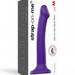 Lovely Planet Dildo Strap-On-Me Semi-Realistic Medium Silicone Dildo - Purple