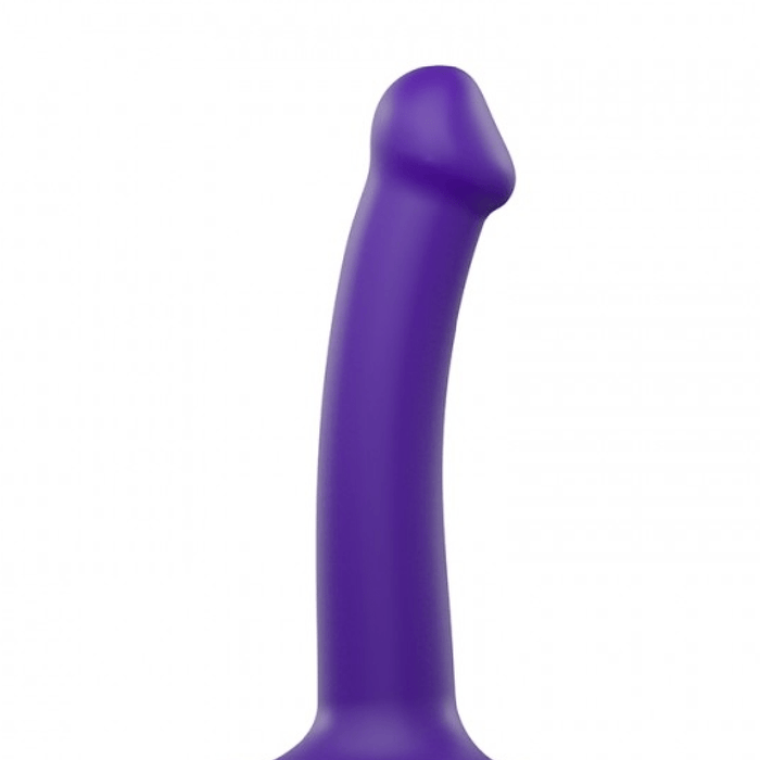 Lovely Planet Dildo Strap-On-Me Semi-Realistic Small Silicone Dildo - Purple