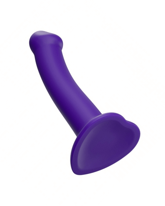 Lovely Planet Dildo Strap-On-Me Semi-Realistic Small Silicone Dildo - Purple