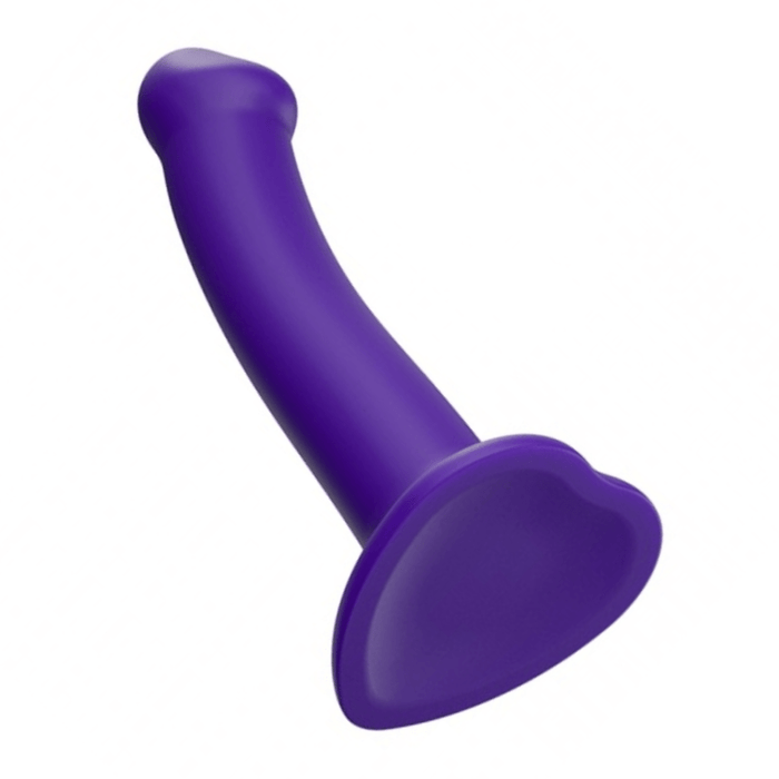 Lovely Planet Dildo Strap-On-Me Semi-Realistic Small Silicone Dildo - Purple