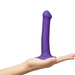 Lovely Planet Dildo Strap-On-Me Semi-Realistic Small Silicone Dildo - Purple