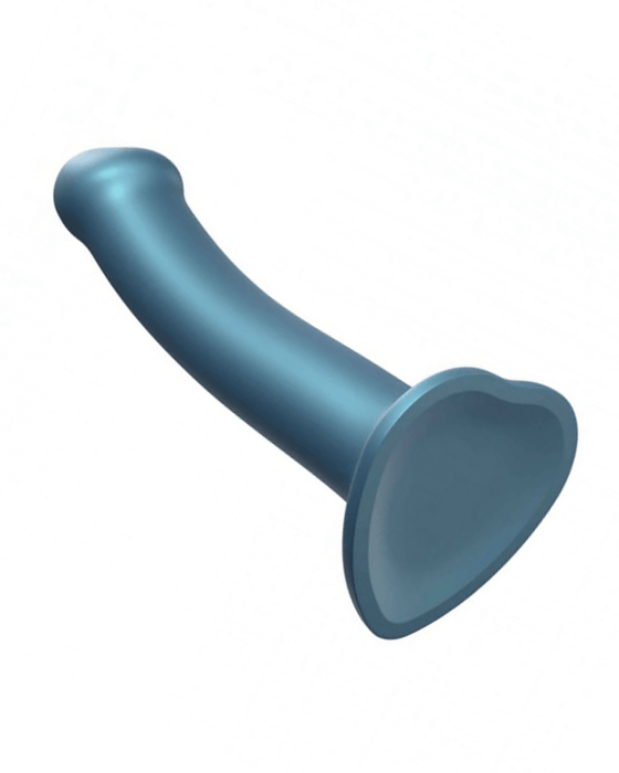 Strap On Me Dildo Strap-On-Me Silicone 7 Inch Dildo - Metallic Blue