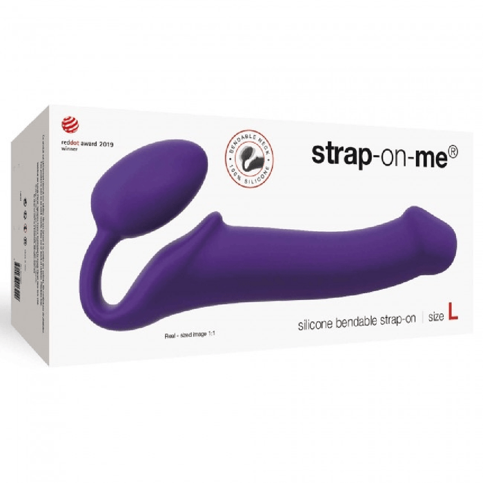 Lovely Planet Strap Ons Strap-on-Me Large Wearable Strapless Strap-On Dildo - Purple