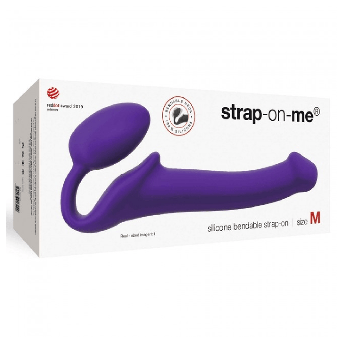 Lovely Planet Strap Ons Strap-on-Me Medium Wearable Strapless Strap-On Dildo - Purple