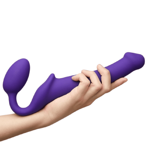 Lovely Planet Strap Ons Strap-on-Me Medium Wearable Strapless Strap-On Dildo - Purple