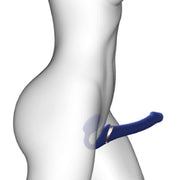 Strap-on-Me Multi Orgasm Bendable Strapless Strap-on with Clitoral Tongue - Medium