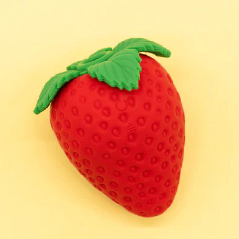Strawberry Emojibator Ultra Discreet First Time Clitoral Suction Vibrator