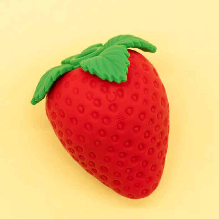 Strawberry Emojibator Ultra Discreet First Time Clitoral Suction Vibrator