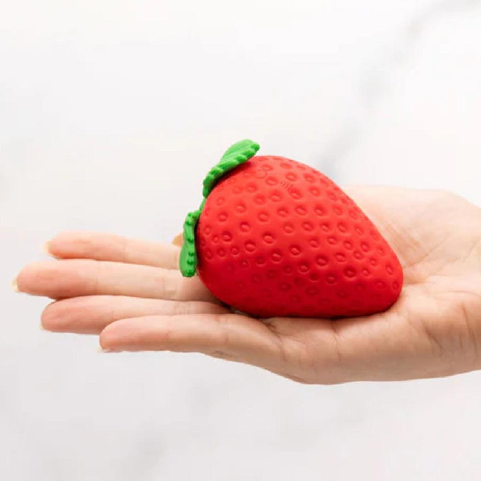 Strawberry Emojibator Ultra Discreet First Time Clitoral Suction Vibrator