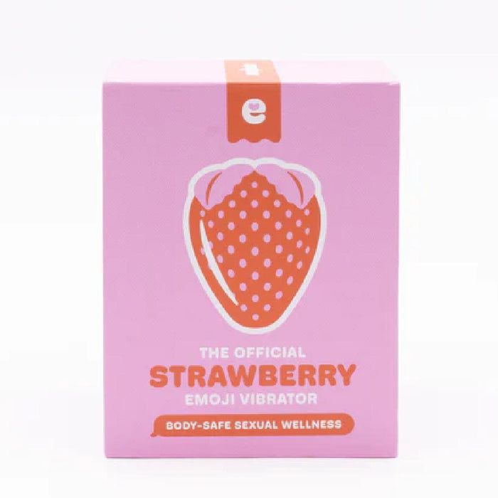 Strawberry Emojibator Ultra Discreet First Time Clitoral Suction Vibrator