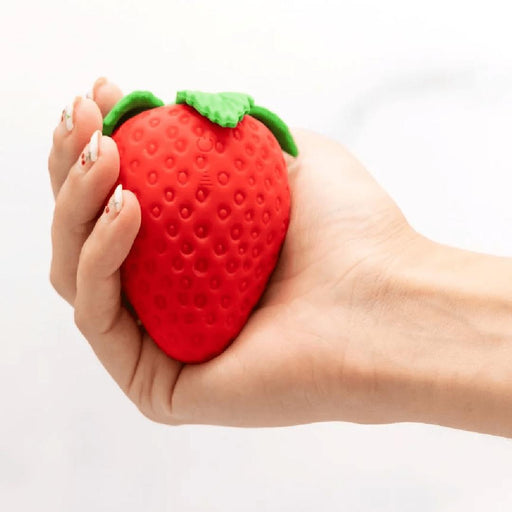 Strawberry Emojibator Ultra Discreet First Time Clitoral Suction Vibrator