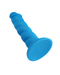 Rock Candy Dildo Suga Daddy 8 Inch Swirled Blue Silicone Dildo