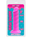 Rock Candy Dildo Suga Daddy 8 Inch Swirled Pink Silicone Dildo