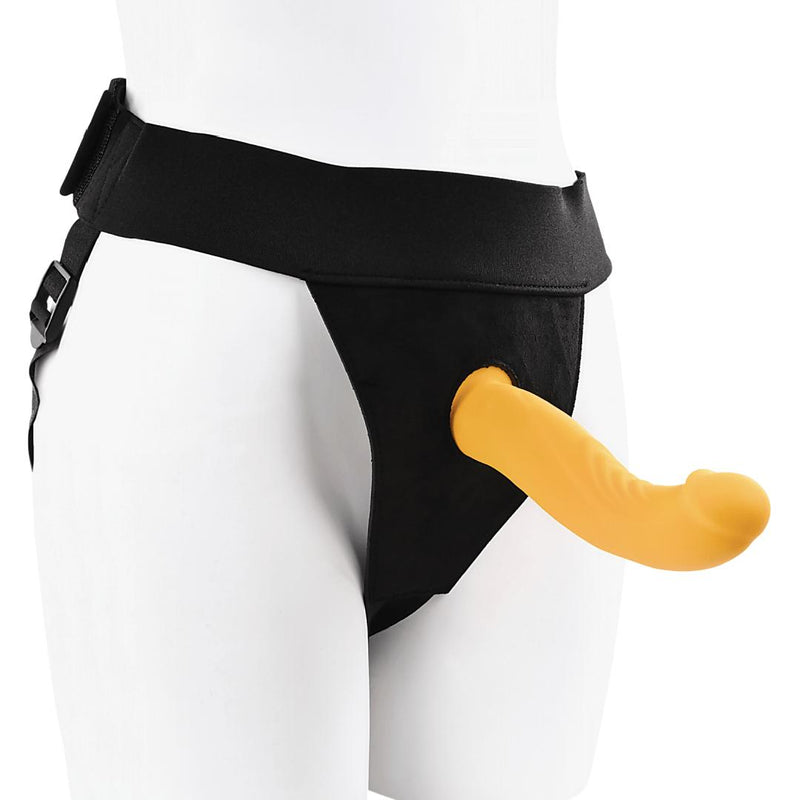 Sweet Embrace Powerful Vibrating Dildo and Strap-on Harness