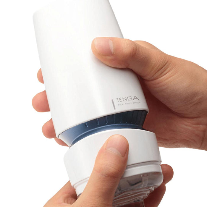 TENGA Aero Adjustable Suction Penis Masturbator - Cobalt Ring