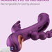 TRILUX App-Controlled Kinky Finger Rabbit Vibrator with Anal Beads - Purple