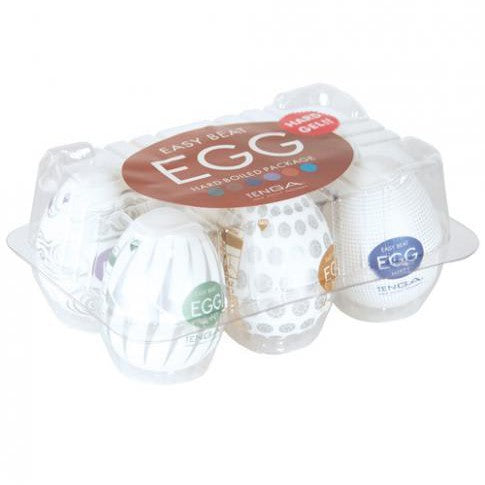 Tenga Masturbator Tenga Egg Hard Boiled Disposable Penis Masturbation Sleeves - Variety Pack of 6