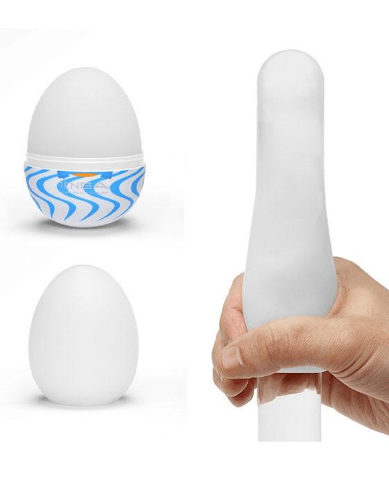 ten Masturbator Tenga Egg Wonder 'Wind' Pattern Disposable Penis Masturbation Sleeve