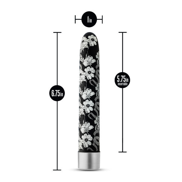 The Collection Eden - 7 Inch Rechargeable Vibe - Black