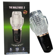 The Male Rose 2 Powerful Vibrating & Rotating Masturbator