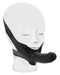 CalExotics Dildo The Original Accommodator Latex Chin Strap Dildo - Black