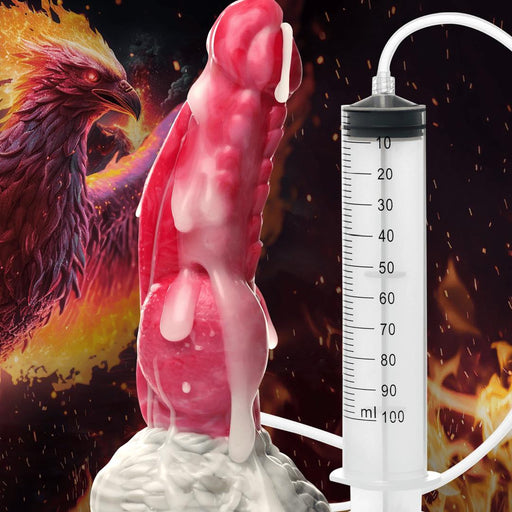 The Phoenix Squirting 9 inch Silicone Fantasy Dildo