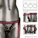 CalExotics Harness Her Royal Harness™ The Regal Duchess Strap-on Harness - Red