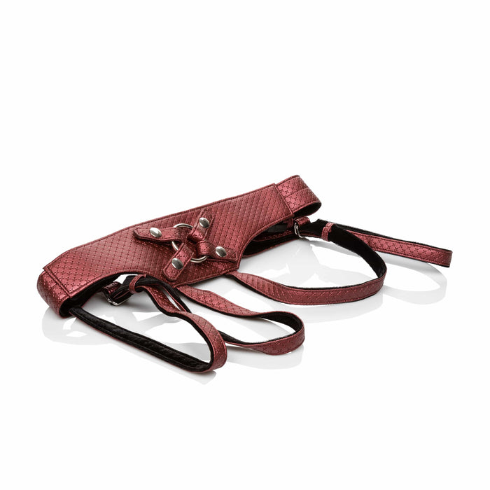 CalExotics Harness Her Royal Harness™ The Regal Empress Strap-on Harness - Red