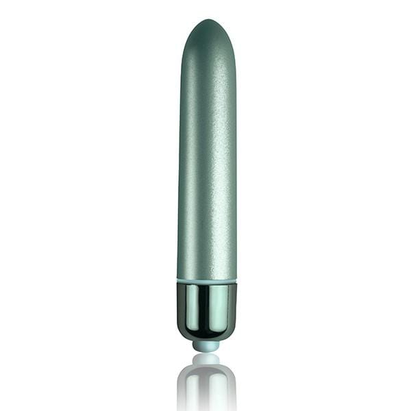 Rocks Off Vibrator Touch Of Velvet Waterproof Bullet Vibrator - Aqua Lily