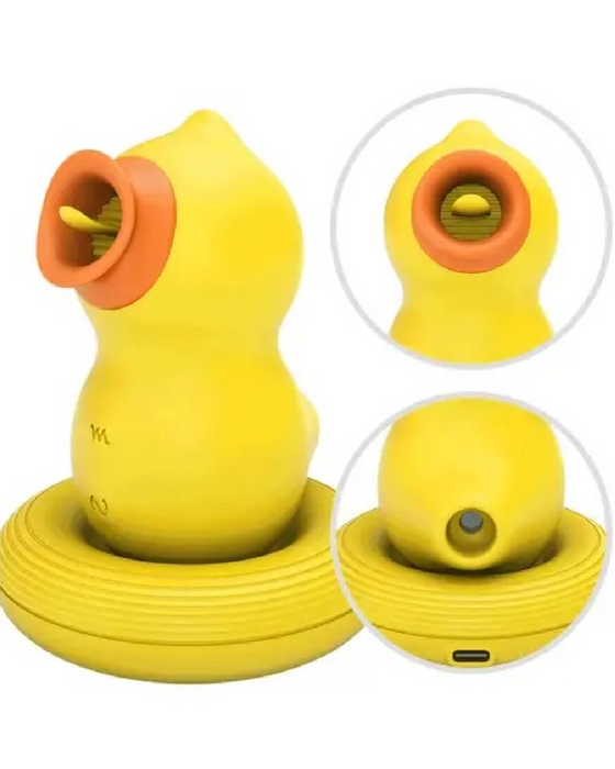 Tracy's Dog Vibrator DucKing Sucking & Licking Rubber Duck Vibrator by Tracy's Dog