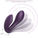 Tracy's Dog - Nina Remote Control Purple Couple's Vibrator