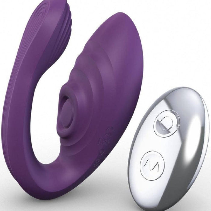 Tracy's Dog Vibrator Tracy's Dog - Nina Remote Control Couple's Vibrator - Purple