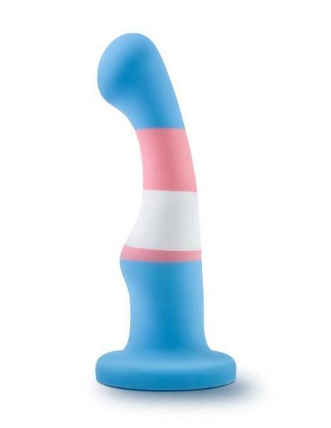 Blush Novelties Dildo Avant Pride P2 True Blue 6 Inch Silicone Dildo