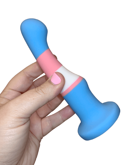 Blush Novelties Dildo Avant Pride P2 True Blue 6 Inch Silicone Dildo