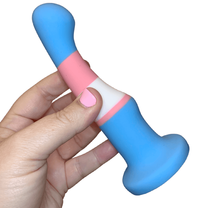 Blush Novelties Dildo Avant Pride P2 True Blue 6 Inch Silicone Dildo