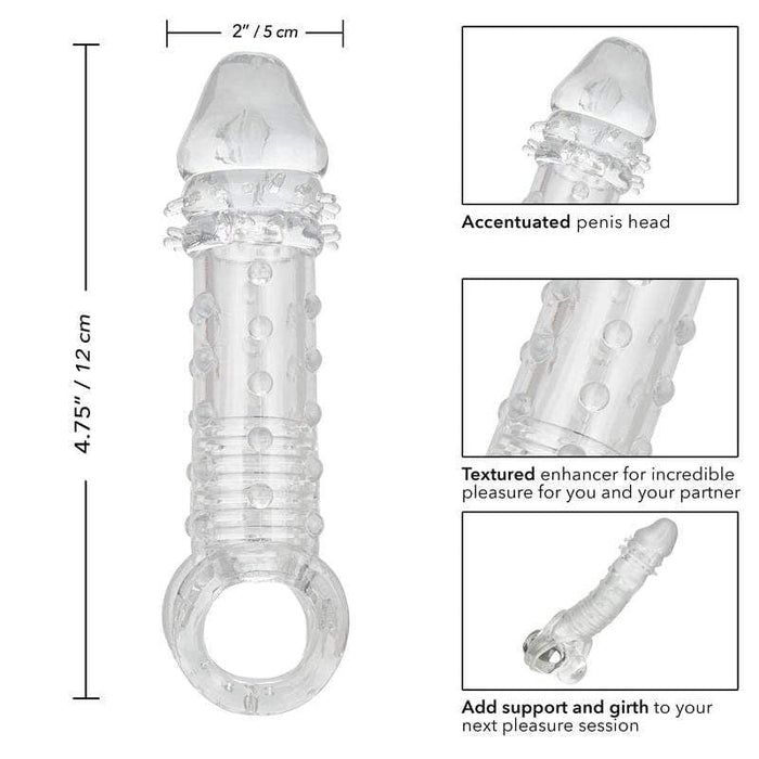 CalExotics Penis Sleeve Ultimate Stud Penis Extender - Clear