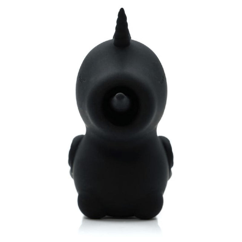 Unihorn Wild Spirit Vibrator with Lashing Tongue - Black