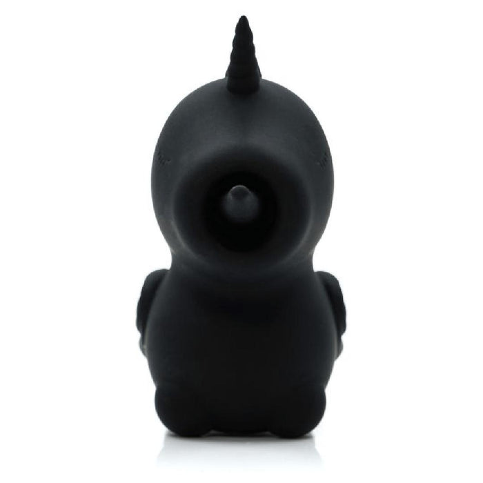 Unihorn Wild Spirit Vibrator with Lashing Tongue - Black