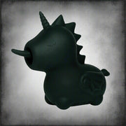 Unihorn Wild Spirit Vibrator with Lashing Tongue - Black