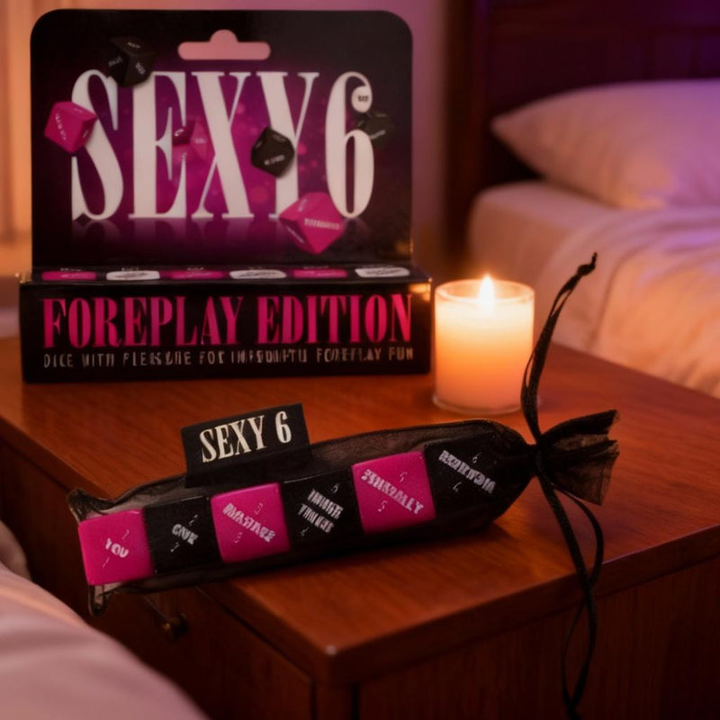 Sexy 6 Dice Game for Couples - Foreplay Edition