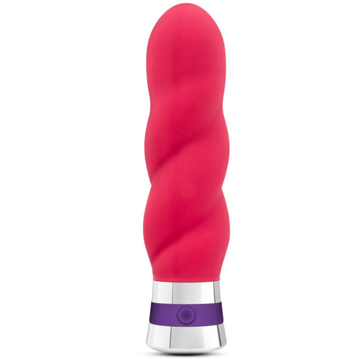 Vibrance Textured Beginner Vibrator - Red