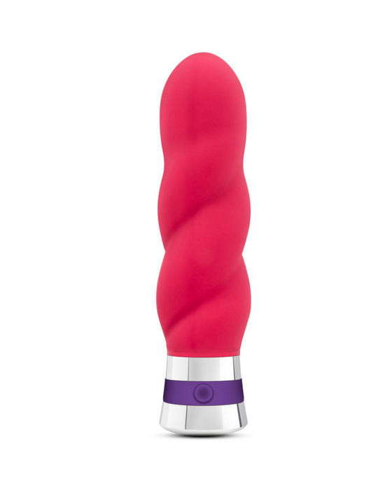 Vibrance Textured Beginner Vibrator - Red