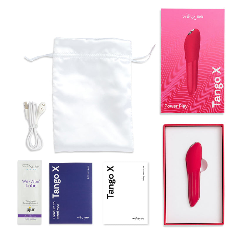 We-Vibe Tango X Powerful Cherry Red Bullet Vibrator
