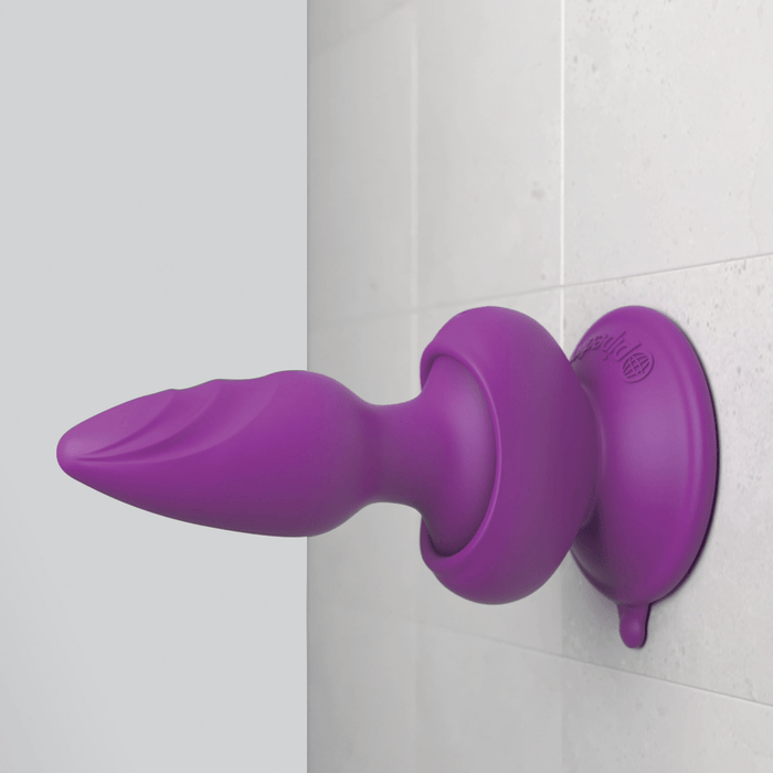 Pipedream Products Anal Toy 3some Wallbanger Plus Vibrating Remote Control Anal Plug - Purple