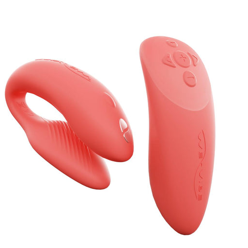 We-Vibe Chorus Remote & App Controlled Couples' Vibrator - Crave Coral