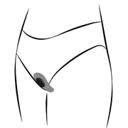 We-Vibe Moxie + Hands-Free Remote or App Controlled Panty Vibrator - Black