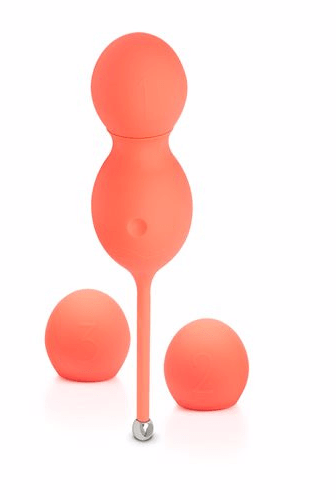 We-Vibe Kegel Exerciser We-vibe Bloom App Controlled Vibrating Kegel Balls - Coral